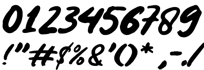 Onagri Regular Font OTHER CHARS