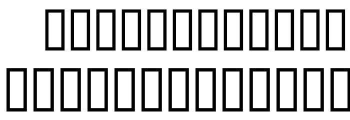 Onaka normal Font LOWERCASE