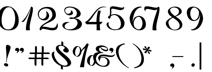Onarie Font OTHER CHARS