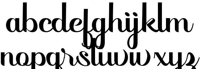 Onarie Font LOWERCASE