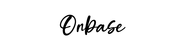 Onbase  免费字体下载