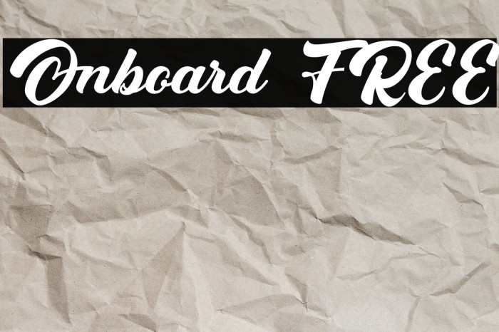 Onboard FREE Example 3