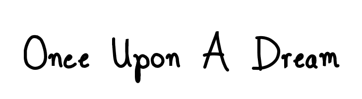 Once Upon A Dream  font caratteri gratis