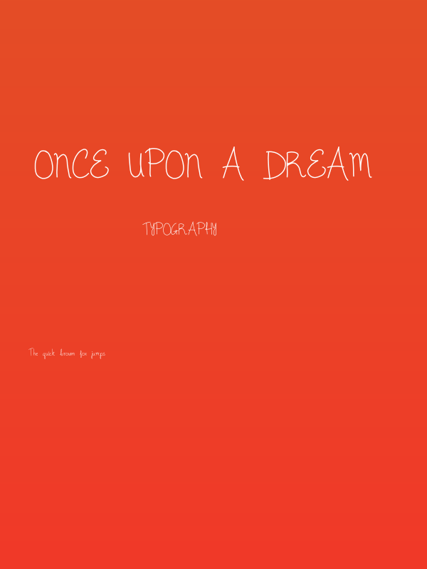 Once Upon A Dream  Poster