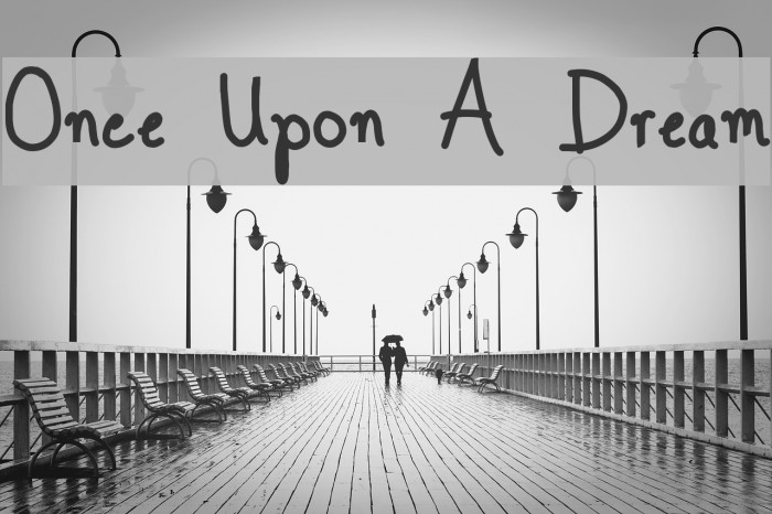 Once Upon A Dream Font examples