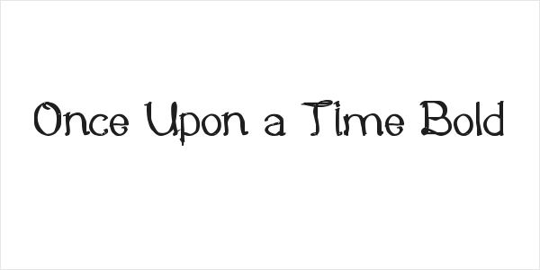 Once Upon a Time Bold Logo
