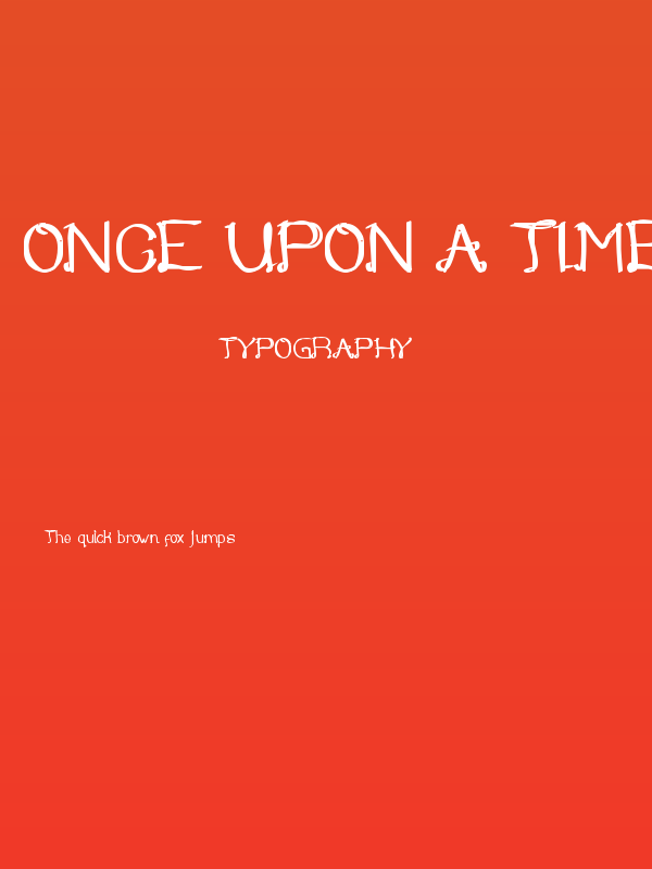 Once Upon a Time Bold Poster