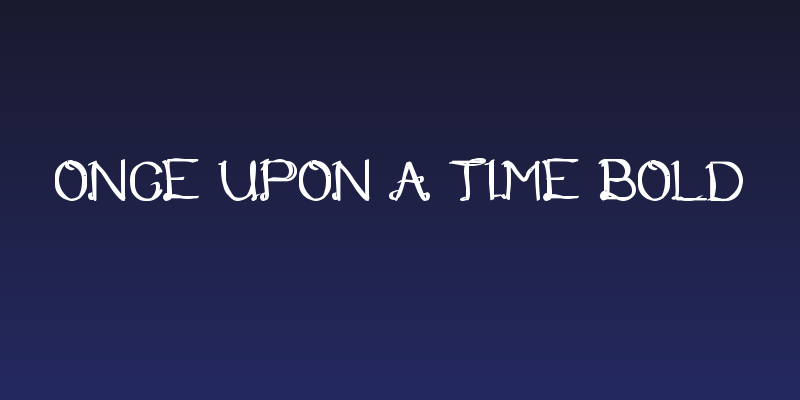 Once Upon a Time Bold Social Header