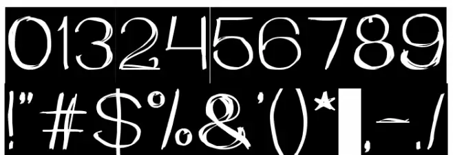 Once Upon a Time-Inverse Font OTHER CHARS