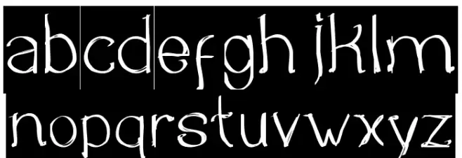 Once Upon a Time-Inverse Fuentes MINÚSCULAS