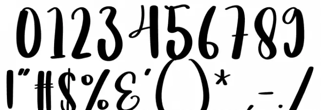 Once Font OTHER CHARS