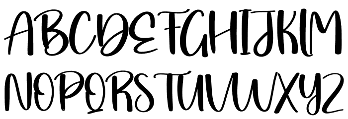 Once Schriftart Groß