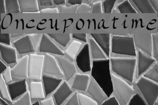 Onceuponatime Font examples