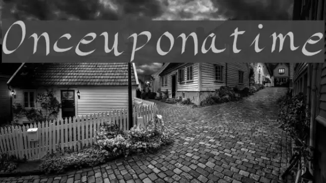 Onceuponatime Font examples