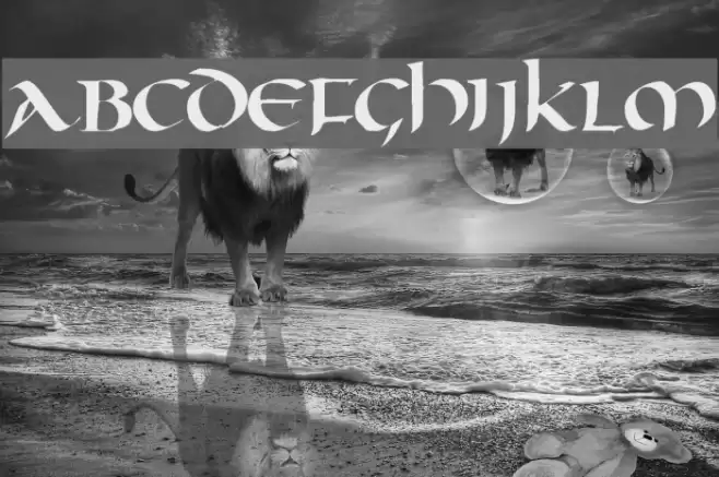 Oncial Font examples