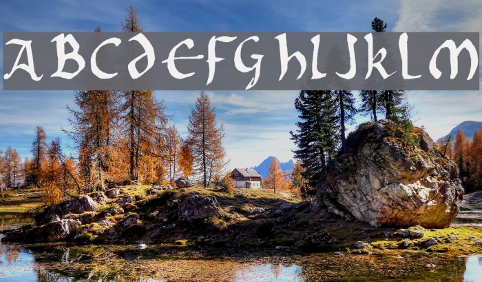 Onciale PhF Font examples