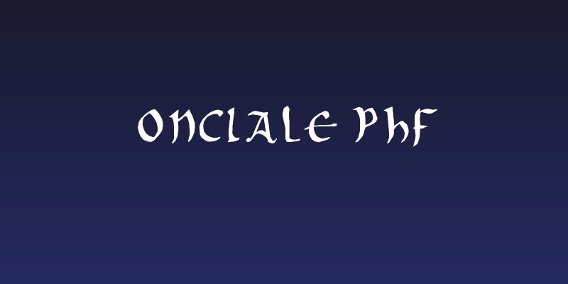 Onciale PhF Social Header