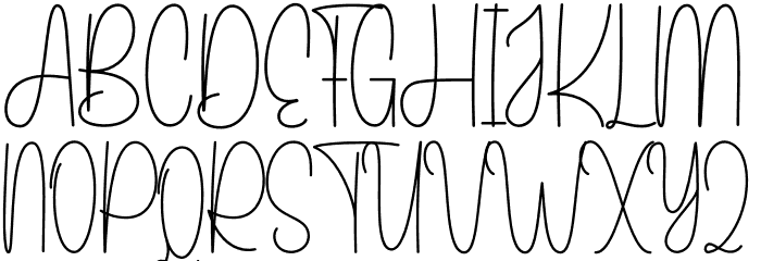 Oncomming 2 Font UPPERCASE