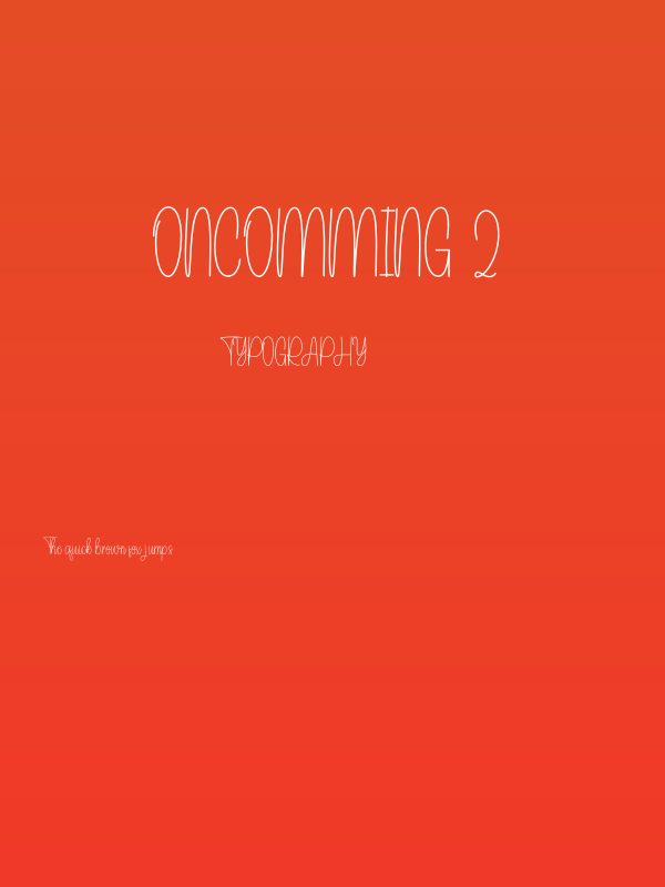 Oncomming 2 Poster
