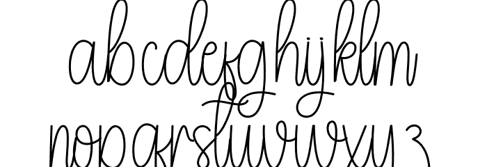 Oncomming 2 Font LOWERCASE