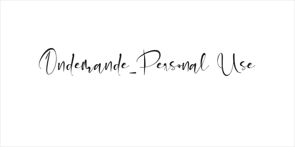 Ondemande_Personal Use Logo