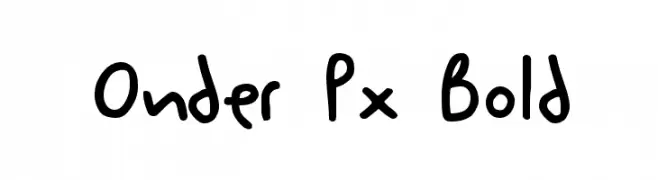 Onder Px Bold  font caratteri gratis