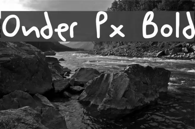Onder Px Bold Fonte examples