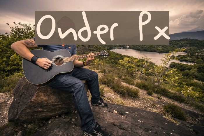 Onder Px Font examples