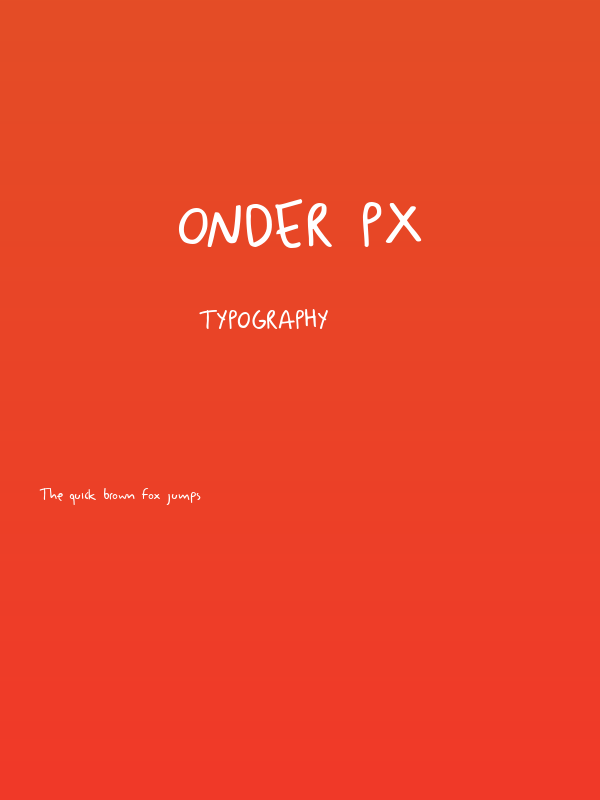 Onder Px Poster