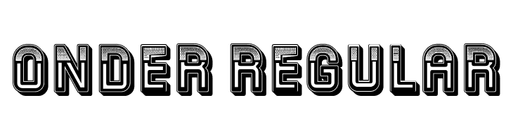 Onder Regular  لخطوط تنزيل