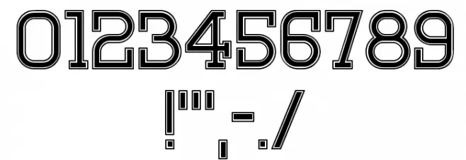 Onderneming Regular Font OTHER CHARS