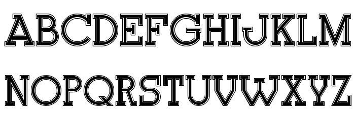 Onderneming Regular Font LOWERCASE
