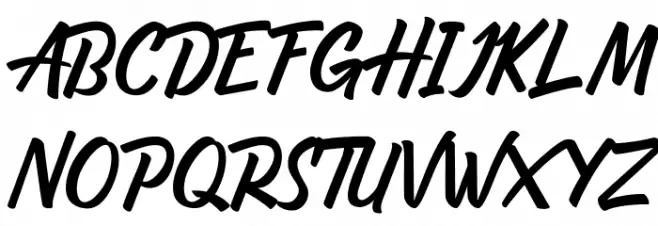 Ondfuturs Schriftart Groß