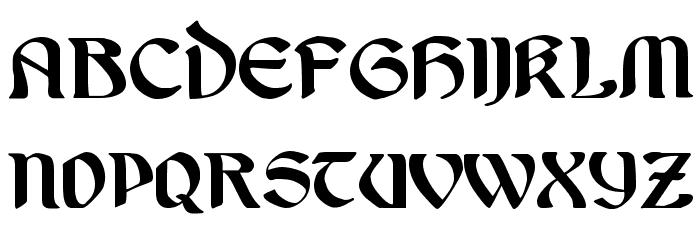 Ondine!` Font LOWERCASE