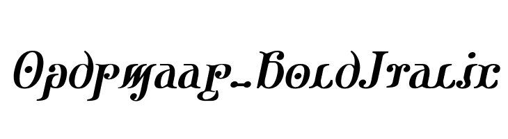 Ondrwaax-BoldItalic  Descarca Fonturi Gratis