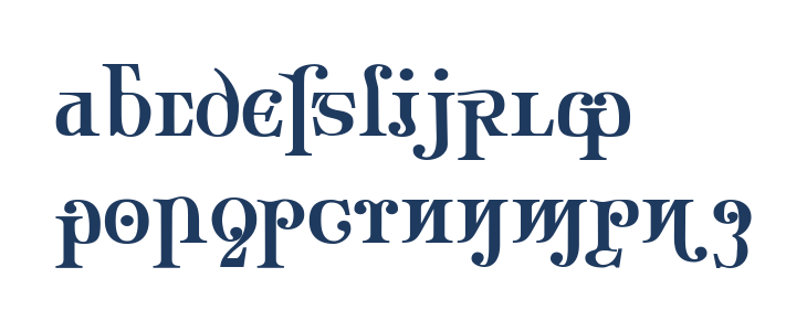 Ondrwaax-Bold Lowercase