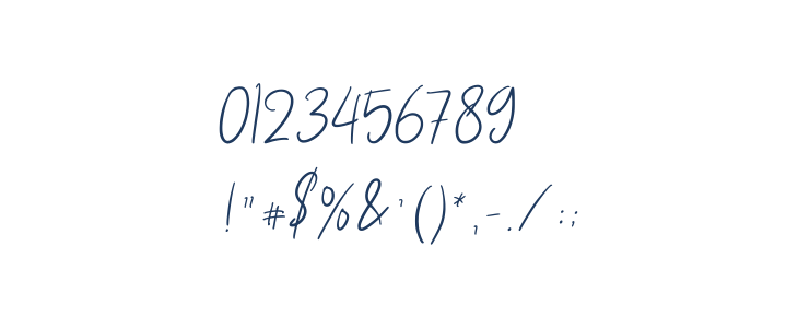 Ondyne Regular Other Characters