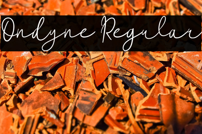 Ondyne Regular Example 3