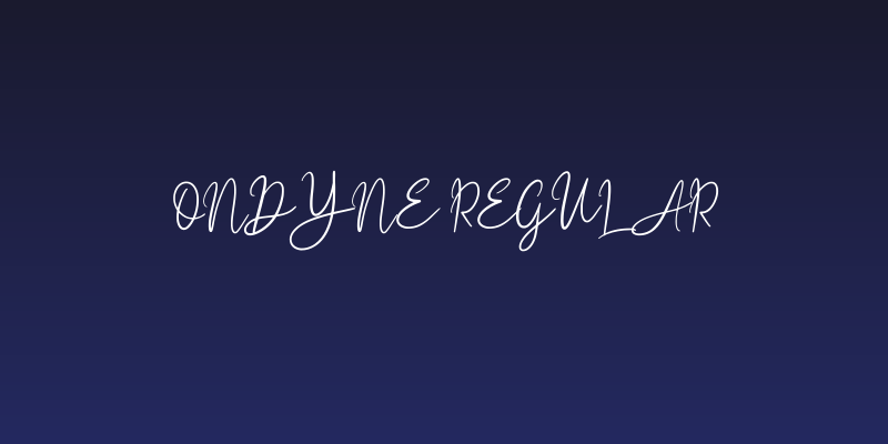 Ondyne Regular Social Header