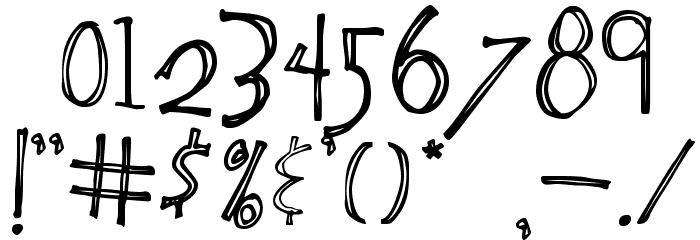 One Constant Font OTHER CHARS