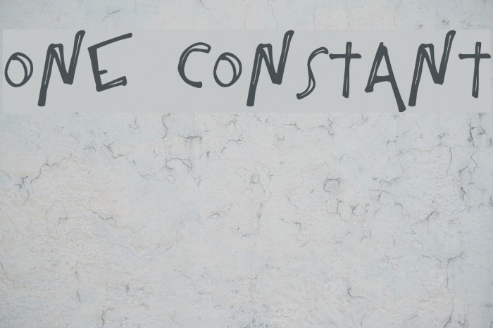 One Constant Font examples