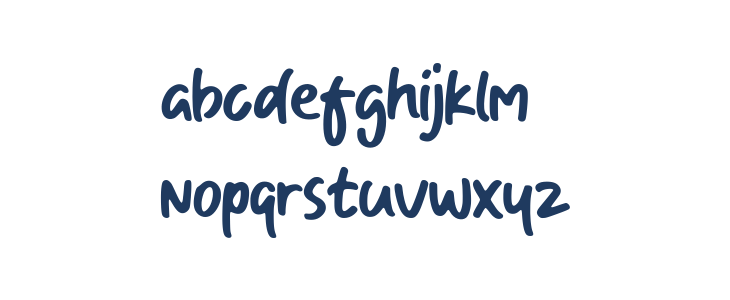 One Crayon Lowercase