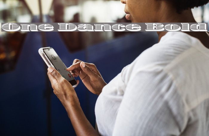 One Dance Bold Font examples