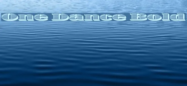 One Dance Bold Example 3