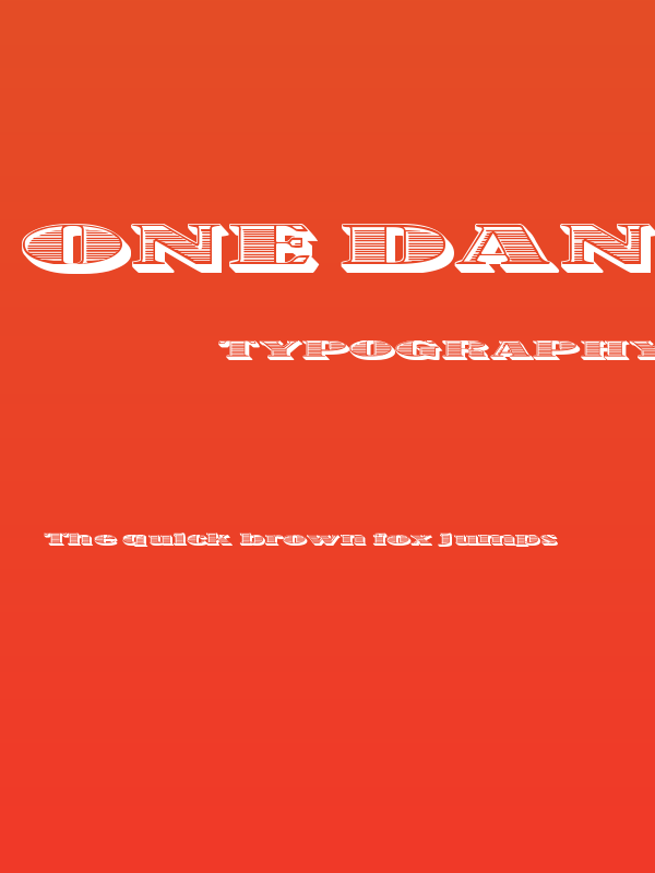 One Dance Bold Poster