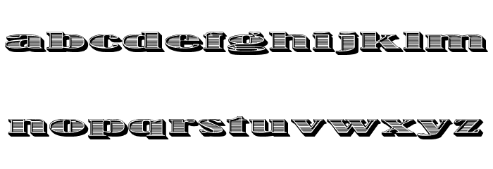 One Dance Bold Font LOWERCASE