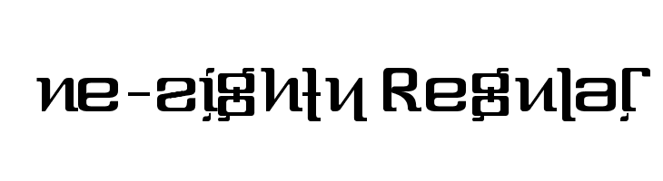 One-Eighty Regular Font