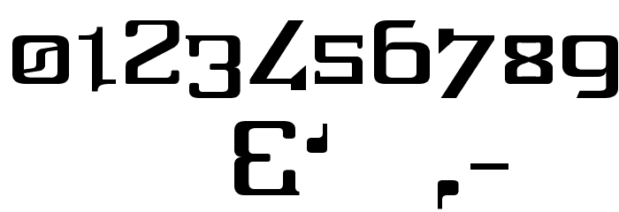 One-Eighty Regular Font OTHER CHARS
