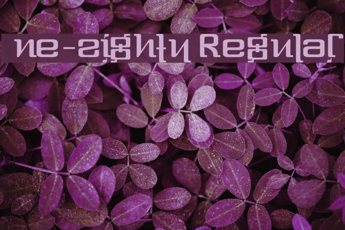 One-Eighty Regular Font examples