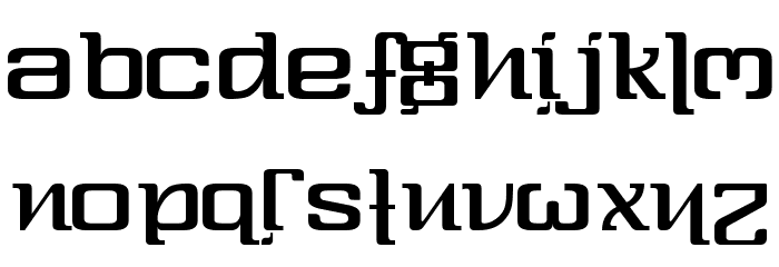 One-Eighty Regular Font LOWERCASE